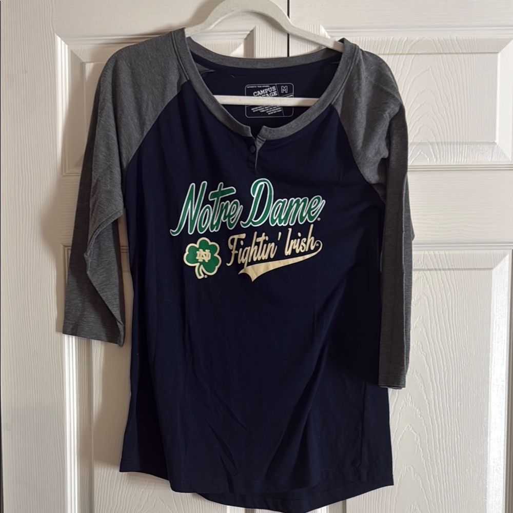 Blue and Gray Notre Dame Baseball Team